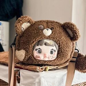 nommi collecting Teddy Bear Crossbody Bag - Brownie bear